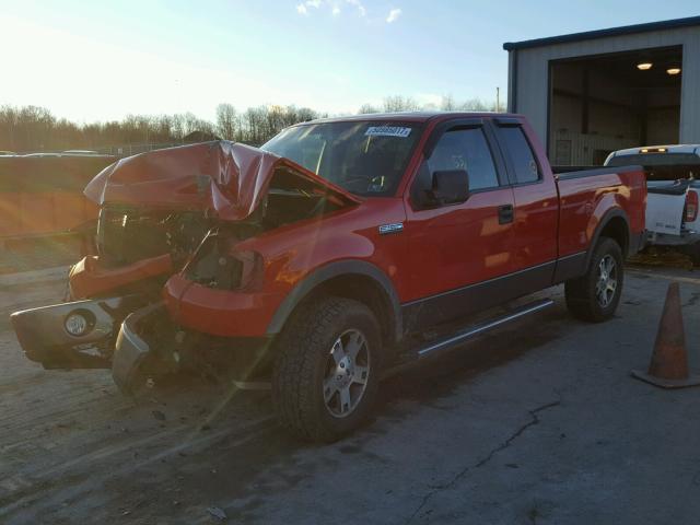 1FTPX14V27FB60586 - 2007 FORD F150 RED photo 2