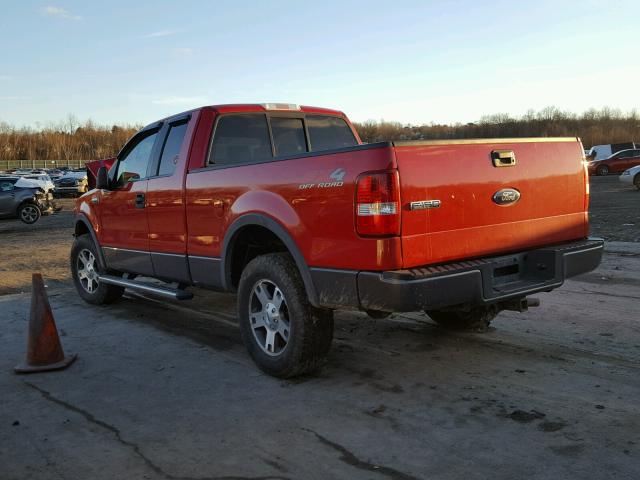 1FTPX14V27FB60586 - 2007 FORD F150 RED photo 3