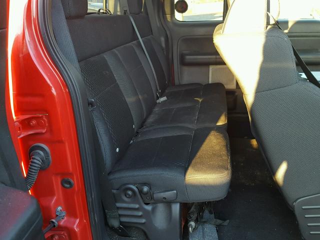 1FTPX14V27FB60586 - 2007 FORD F150 RED photo 6