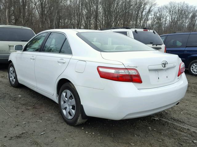 4T1BE46K39U900404 - 2009 TOYOTA CAMRY BASE WHITE photo 3