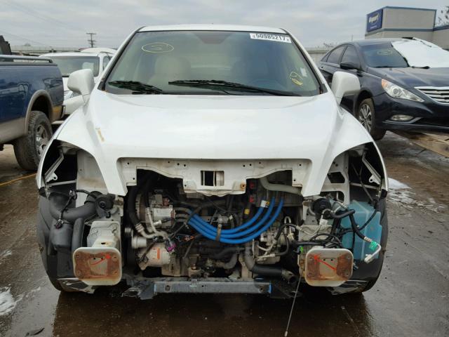 3GSCL93Z89S511307 - 2009 SATURN VUE HYBRID WHITE photo 9