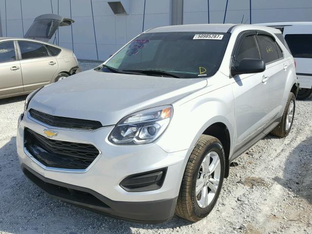 2GNALBEK4H1606815 - 2017 CHEVROLET EQUINOX LS SILVER photo 2