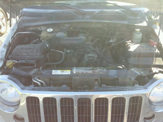 1J4GL58K45W723390 - 2005 JEEP LIBERTY LI SILVER photo 7