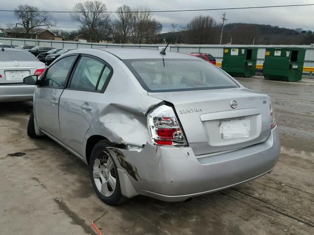 3N1AB61E89L650810 - 2009 NISSAN SENTRA 2.0 SILVER photo 3