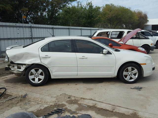 3FAHP07188R251007 - 2008 FORD FUSION SE WHITE photo 9