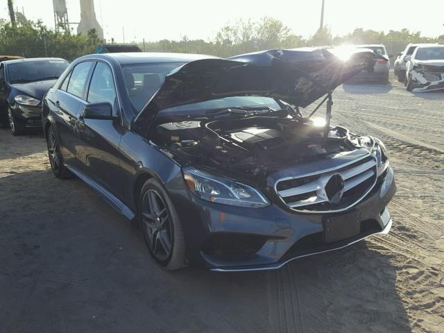 WDDHF8JB4EB055293 - 2014 MERCEDES-BENZ E 350 4MAT GRAY photo 1