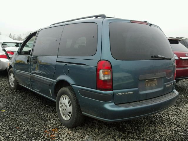 1GNDX03E4WD182606 - 1998 CHEVROLET VENTURE BLUE photo 3