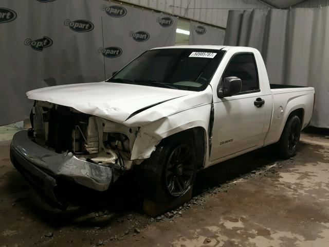 1GCCS148658187069 - 2005 CHEVROLET COLORADO WHITE photo 2