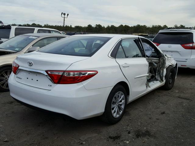 4T4BF1FK2FR513260 - 2015 TOYOTA CAMRY LE WHITE photo 4