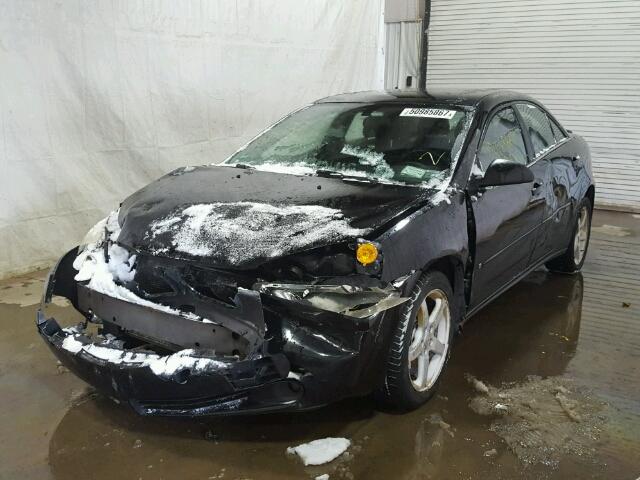 1G2ZG58N674140237 - 2007 PONTIAC G6 BASE BLACK photo 2