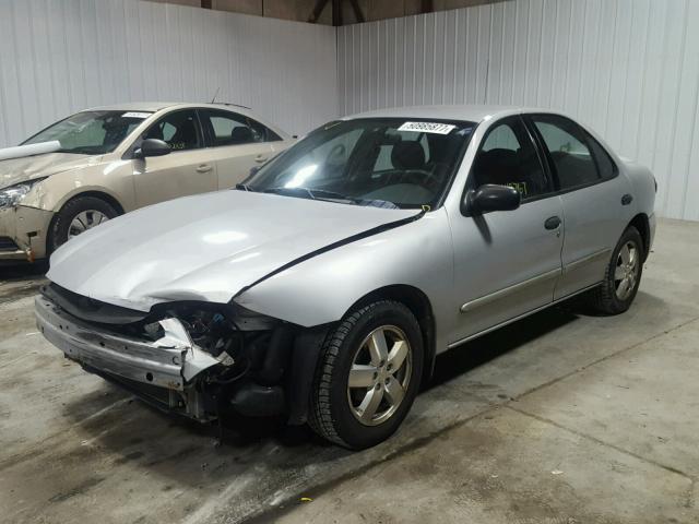 1G1JF52F347200782 - 2004 CHEVROLET CAVALIER L SILVER photo 2