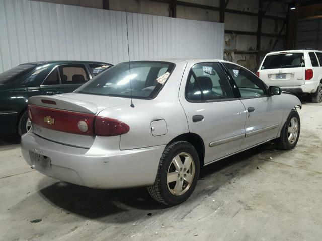 1G1JF52F347200782 - 2004 CHEVROLET CAVALIER L SILVER photo 4