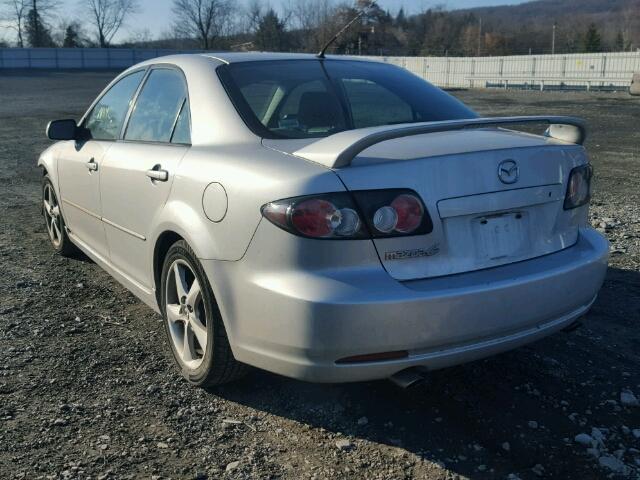 1YVHP80C175M40324 - 2007 MAZDA 6 I SILVER photo 3