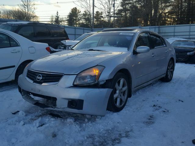 1N4BA41E68C834006 - 2008 NISSAN MAXIMA SE GRAY photo 2