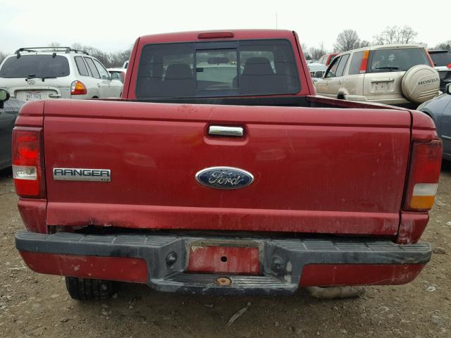 1FTZR45E08PA38470 - 2008 FORD RANGER SUP MAROON photo 6