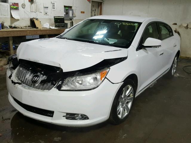 1G4GD5E34CF115877 - 2012 BUICK LACROSSE P WHITE photo 2