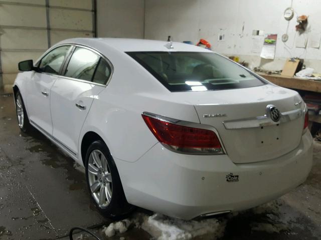 1G4GD5E34CF115877 - 2012 BUICK LACROSSE P WHITE photo 3