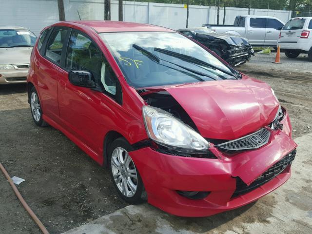 JHMGE88459C003119 - 2009 HONDA FIT SPORT RED photo 1