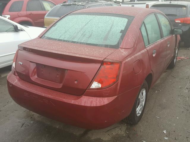 1G8AG52F55Z155266 - 2005 SATURN ION LEVEL MAROON photo 4