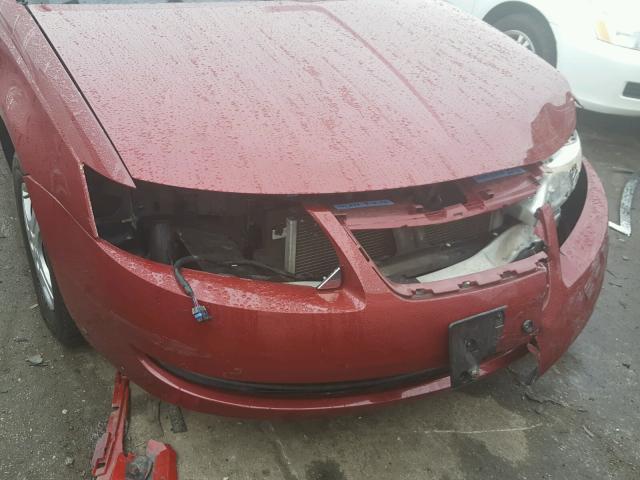 1G8AG52F55Z155266 - 2005 SATURN ION LEVEL MAROON photo 9