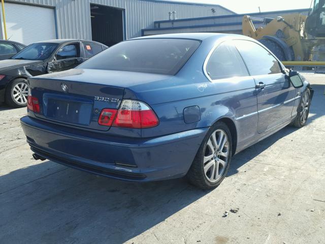 WBABN53442PH01589 - 2002 BMW 330 CI BLUE photo 4