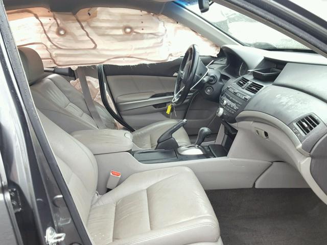 1HGCP36849A012541 - 2009 HONDA ACCORD EXL GRAY photo 5