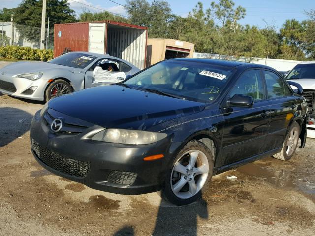 1YVHP80C985M01689 - 2008 MAZDA 6 I BLACK photo 2