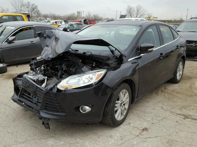 1FAHP3H28CL130218 - 2012 FORD FOCUS SEL BLACK photo 2