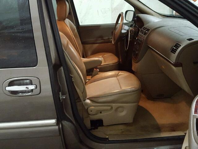 5GADX23L35D246802 - 2005 BUICK TERRAZA CX BROWN photo 5