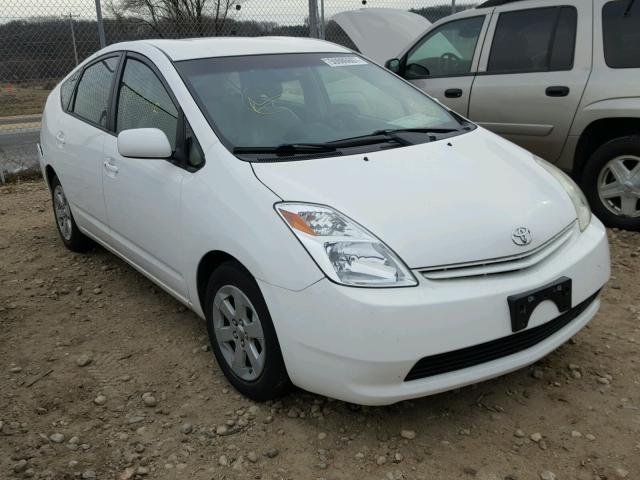 JTDKB22U553125693 - 2005 TOYOTA PRIUS WHITE photo 1