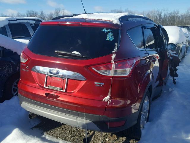 1FMCU9HX5DUA85712 - 2013 FORD ESCAPE SEL MAROON photo 4