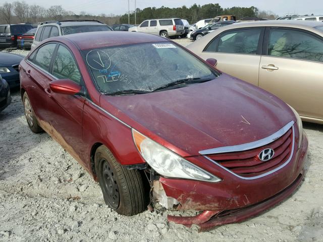 5NPEB4AC7BH085005 - 2011 HYUNDAI SONATA GLS RED photo 1