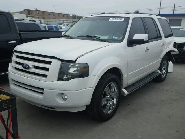 1FMJU1K56AEA47279 - 2010 FORD EXPEDITION WHITE photo 2