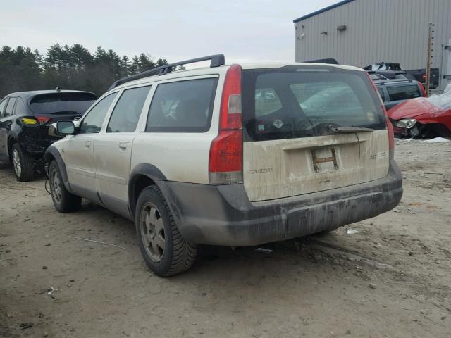 YV1SZ59H831103406 - 2003 VOLVO XC70 WHITE photo 3