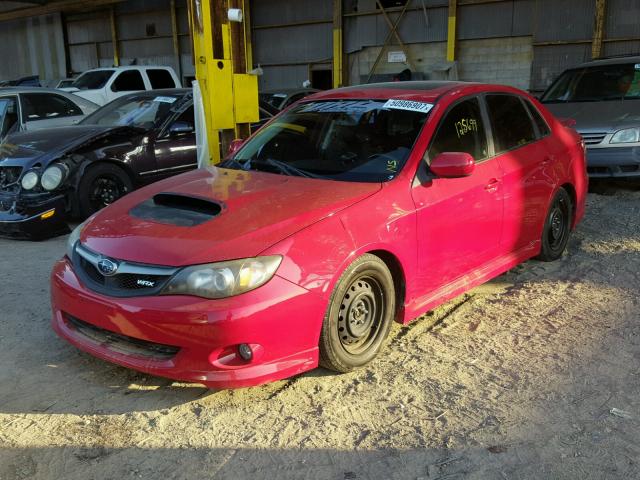 JF1GE766X9G504215 - 2009 SUBARU IMPREZA WR RED photo 2