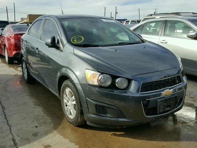 1G1JC5SH0D4175335 - 2013 CHEVROLET SONIC LT GRAY photo 1