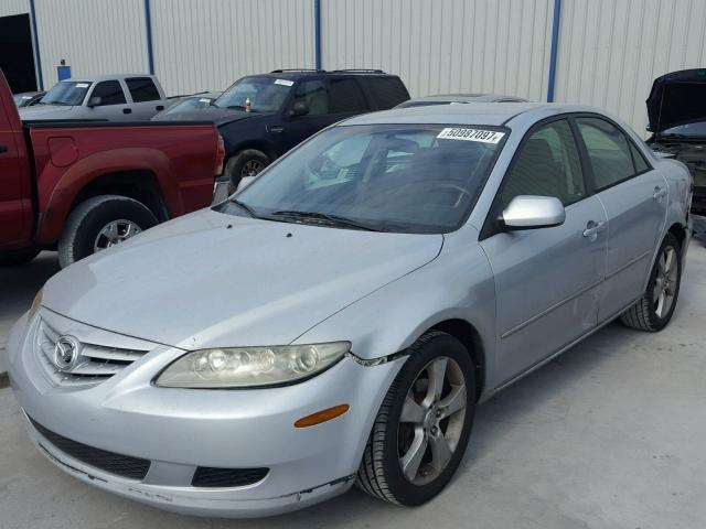 1YVFP80C545N48111 - 2004 MAZDA 6 I SILVER photo 2