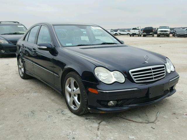 WDBRF52H26A864782 - 2006 MERCEDES-BENZ C GENERATI BLUE photo 1