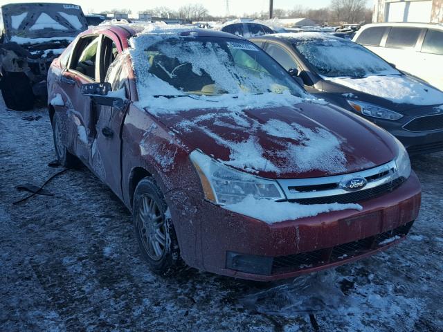 1FAHP3FN4BW161167 - 2011 FORD FOCUS SE RED photo 1