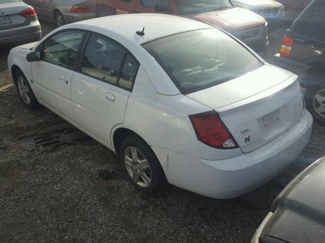 1G8AJ55F77Z136914 - 2007 SATURN ION LEVEL WHITE photo 3