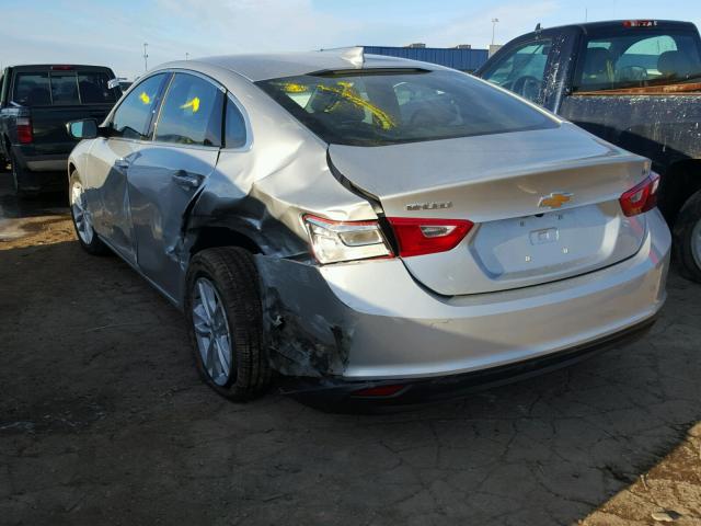 1G1ZD5ST0JF139665 - 2018 CHEVROLET MALIBU LT GRAY photo 3