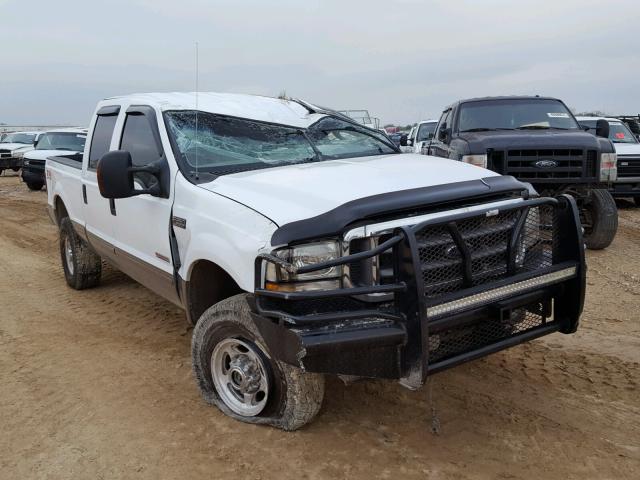 1FTNW21P94ED49369 - 2004 FORD F250 SUPER WHITE photo 1