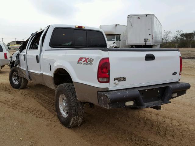 1FTNW21P94ED49369 - 2004 FORD F250 SUPER WHITE photo 3