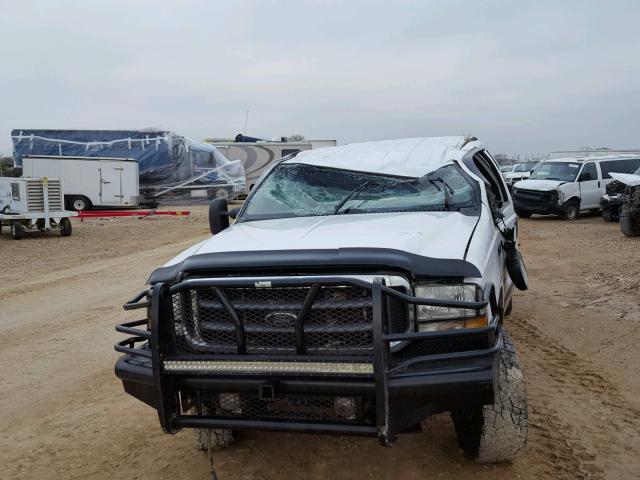 1FTNW21P94ED49369 - 2004 FORD F250 SUPER WHITE photo 9