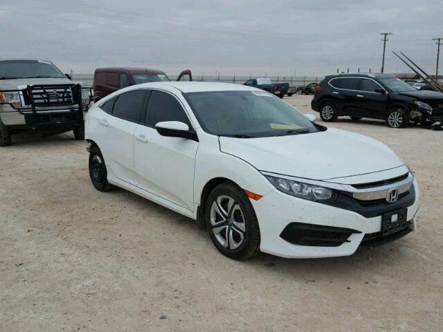 19XFC2F55GE059966 - 2016 HONDA CIVIC LX WHITE photo 1