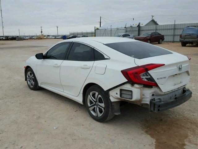 19XFC2F55GE059966 - 2016 HONDA CIVIC LX WHITE photo 3