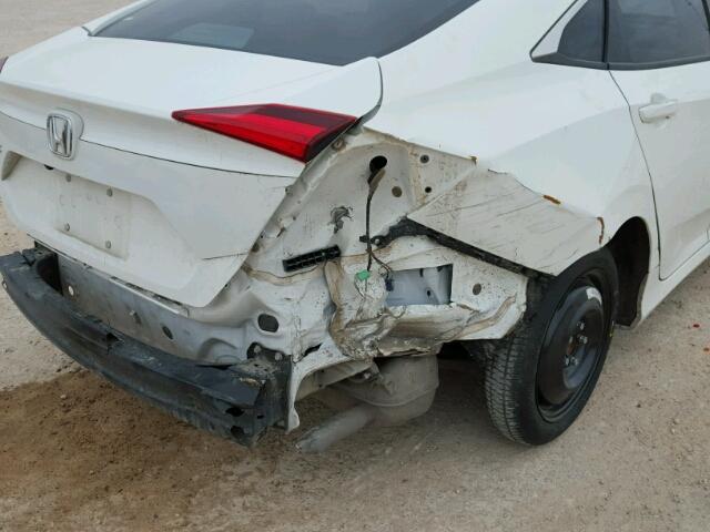 19XFC2F55GE059966 - 2016 HONDA CIVIC LX WHITE photo 9