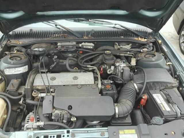 1G2NE52T0VC840852 - 1997 PONTIAC GRAND AM S GREEN photo 7