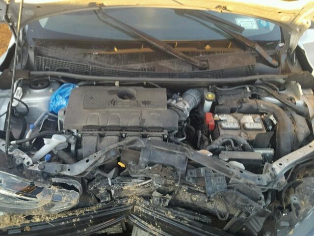 3N1AB7AP1GY262132 - 2016 NISSAN SENTRA S SILVER photo 7