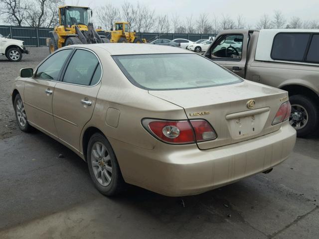 JTHBA30G845028897 - 2004 LEXUS ES 330 TAN photo 3